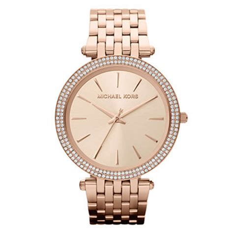 michael kors women's rose gold tone glitz darci watch|darci rose gold tone.